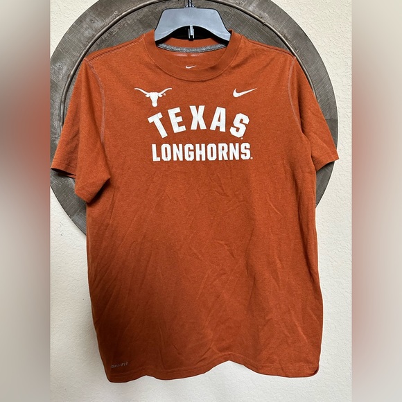 Nike Other - Nike Dri-fit XL Boy’s Texas Longhorns UT Burnt Orange Short Sleeve Shirt